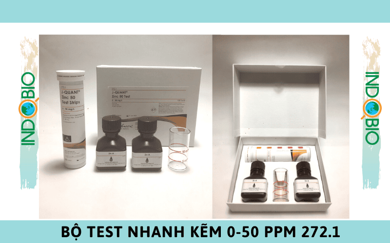 bộ test nhanh kẽm trong nước thải xi mạ 272.1 Johnson Anh, thang đo 0-50 ppm